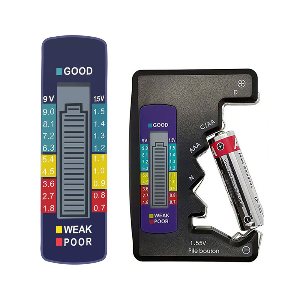 Universal LCD Digital Battery Tester Battery Checker