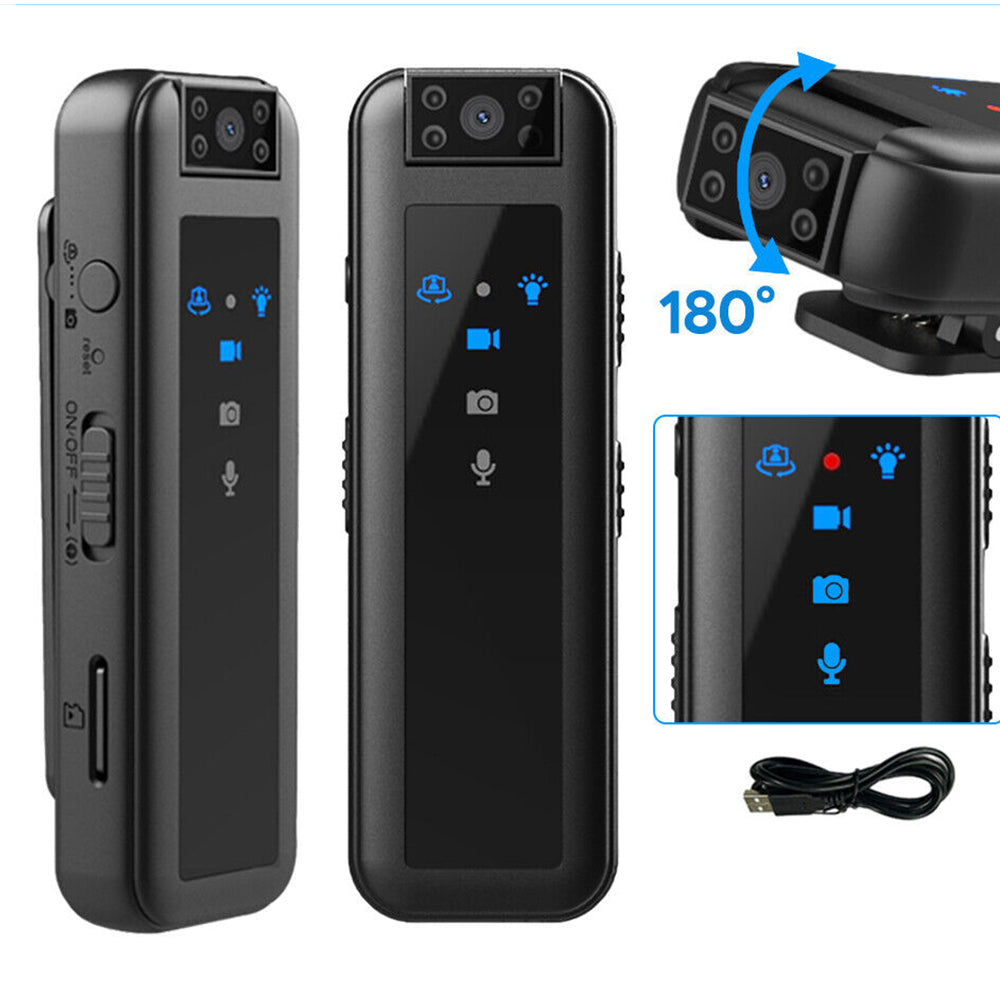 1080P Portable Pocket Video Audio Recorder Night Vision Cam