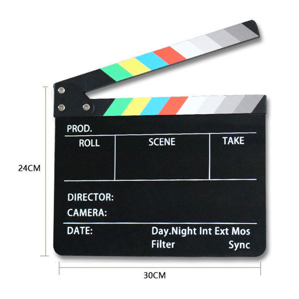 TV Movie Action Scene Clapper Board