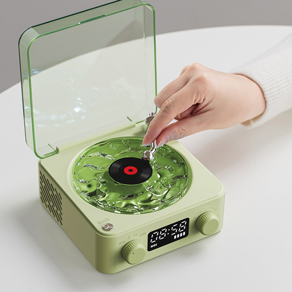 Waves Wireless Vinyl Player Bluetooth Speaker