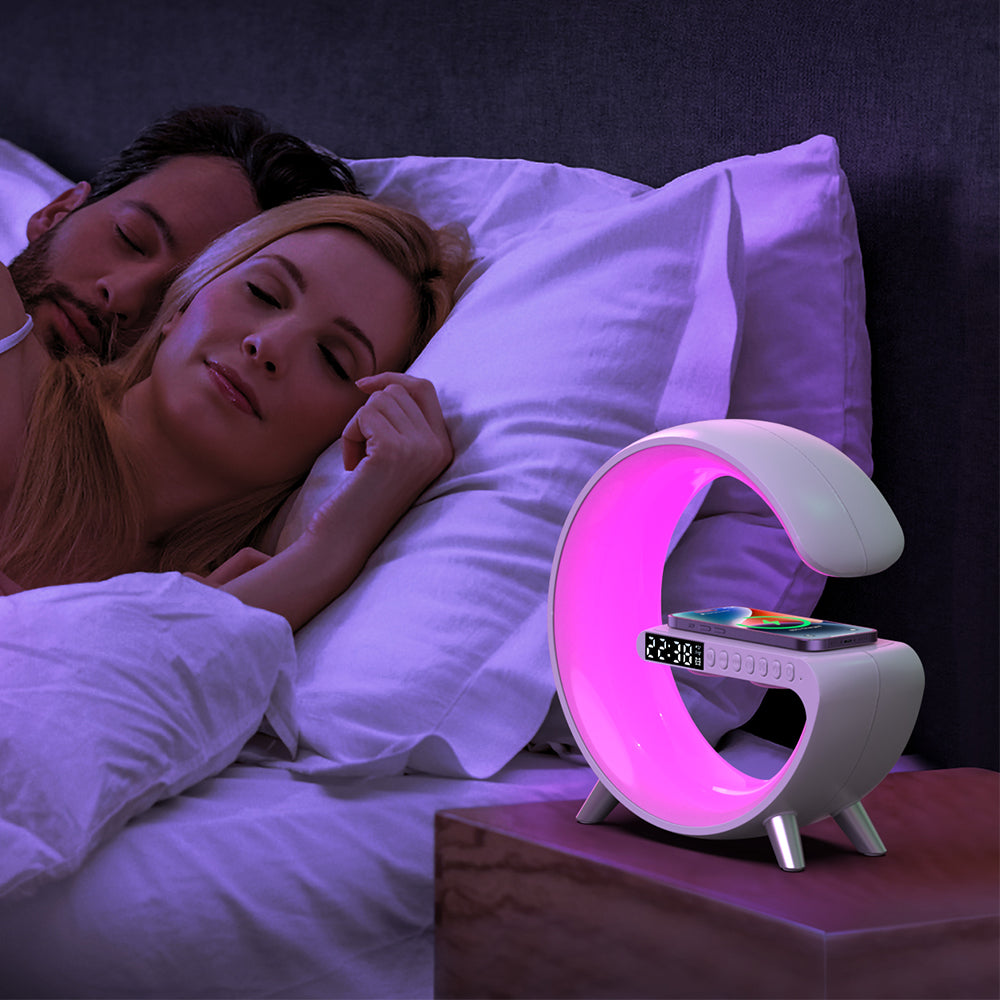 USB Wireless Charger Atmosphere Lamp App Control Night Light Lamp