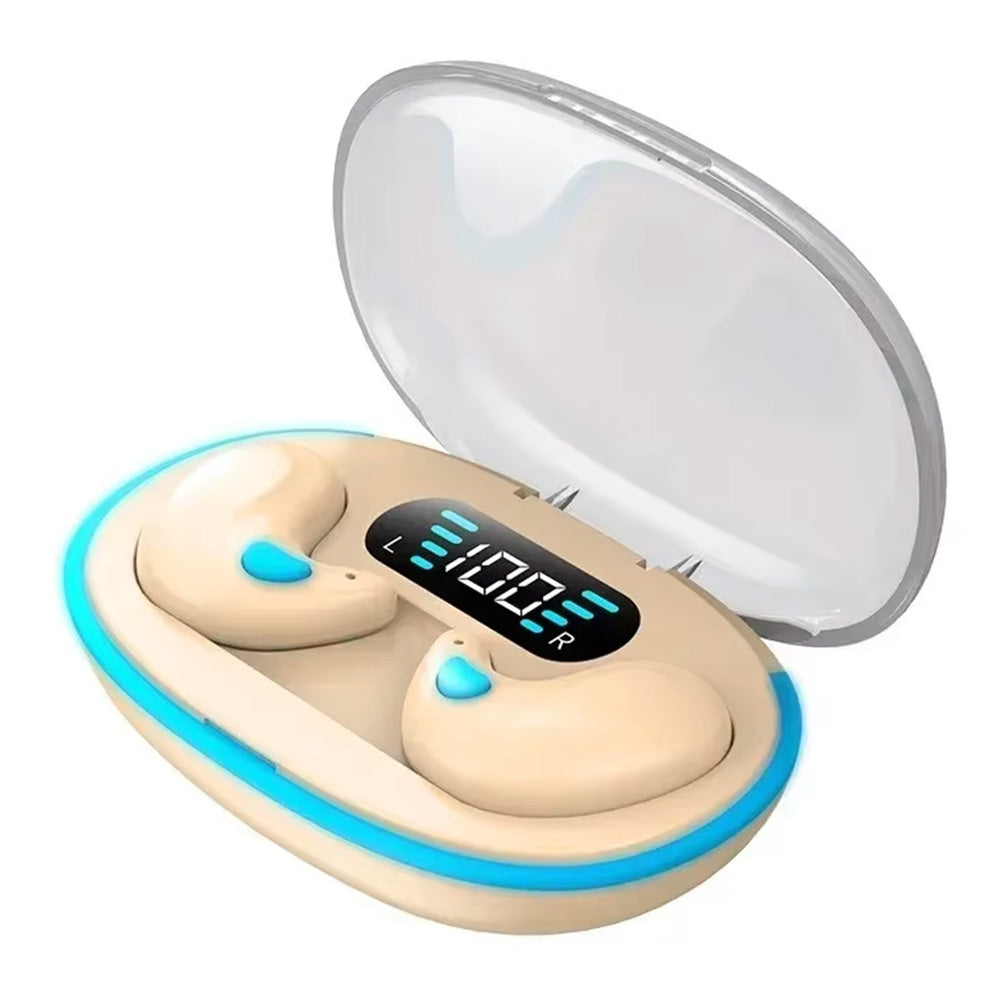 X55 Ultra-Thin Sleep Headphones - Wireless Bluetooth 5.3 Earphones, Side Sleeper Design