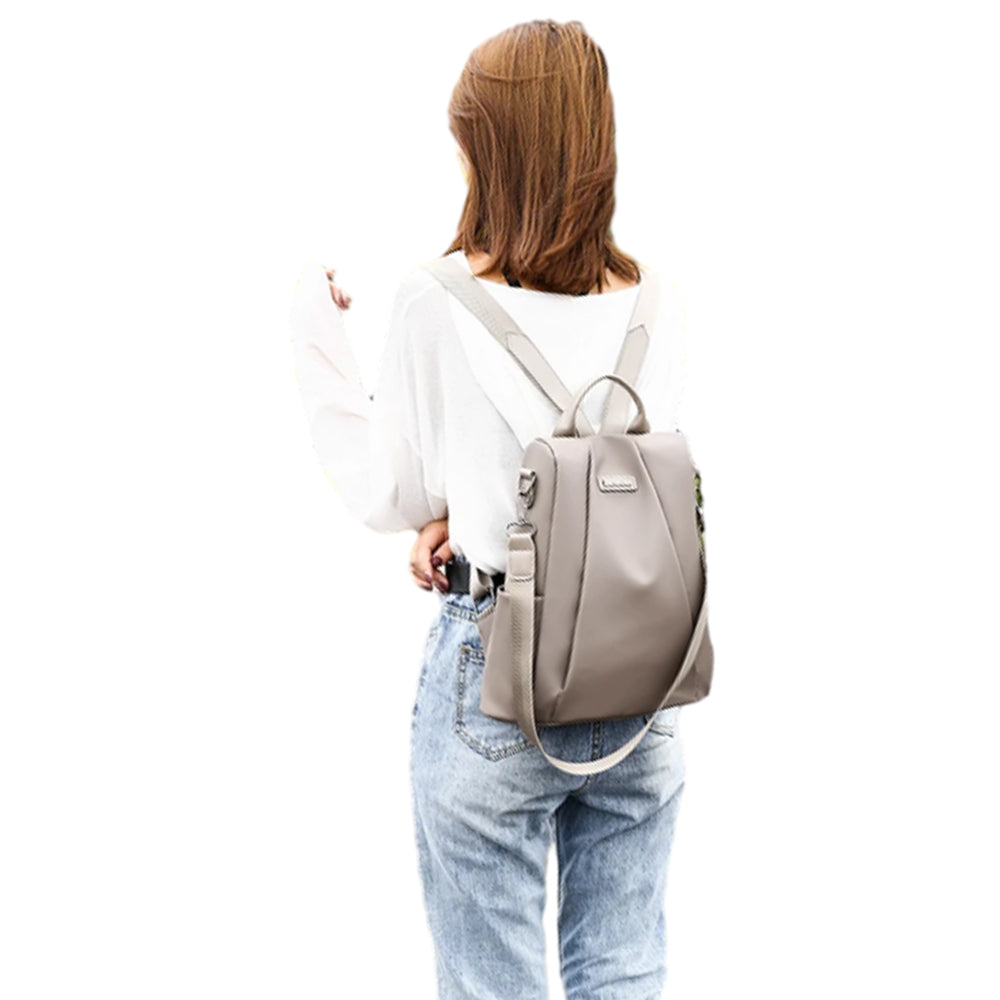Women Anti-Theft Backpack Detachable Strap Handbag