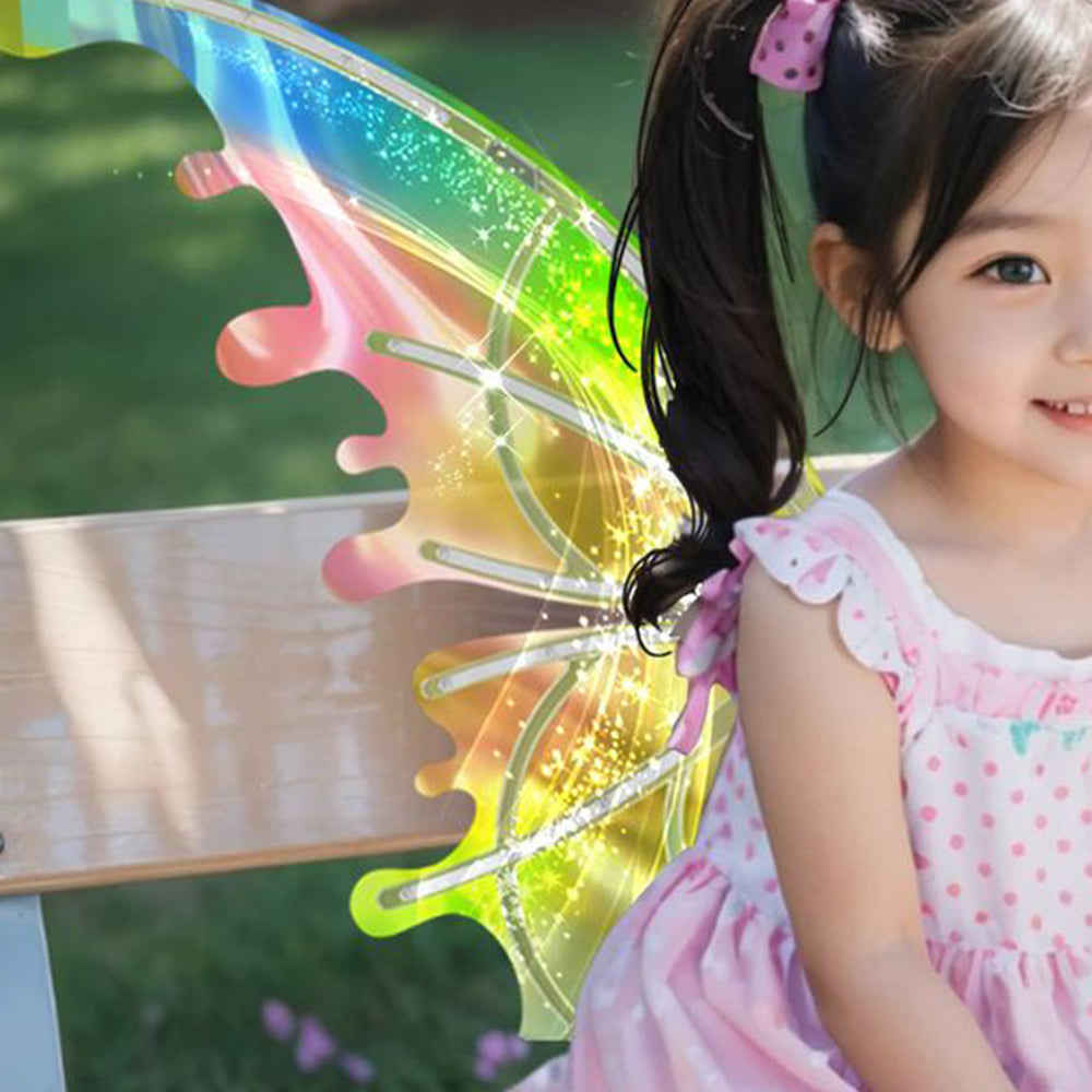 LED Electric Butterfly Wings Light Up Moving Butterfly Wings with LED Lights and Music