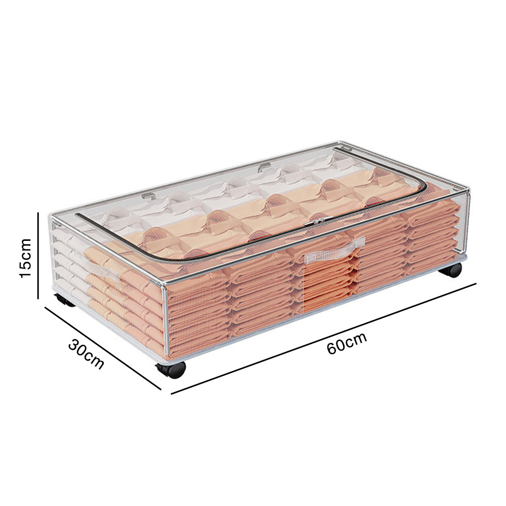 Under Bed Storage Containers With Wheels Under Bed Storage Drawers For Shoes Blankets Clothes