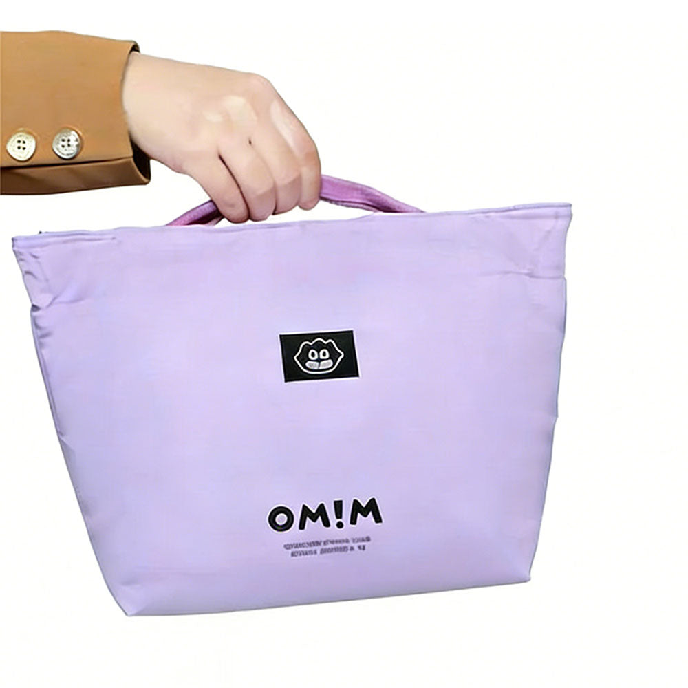 Lunch Bag Storage Bag Water-Resistant Cosmetics Organizer Pouch Travel Toiletries