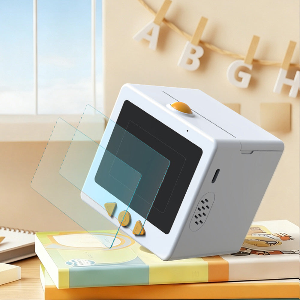 AI Voice Thermal Mini Inkless Sticker Printer with 24inch Screen