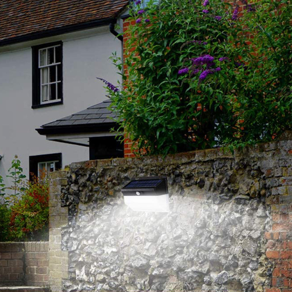 2Pcs Solar Power 260 LED Lights Motion Sensor Outdoor Security Wall Lamp
