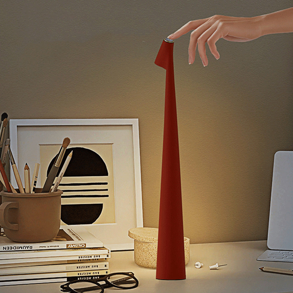 Cordless LED Table Lamp Rechargeable Portable with 3 Adjustable Brightness Levels