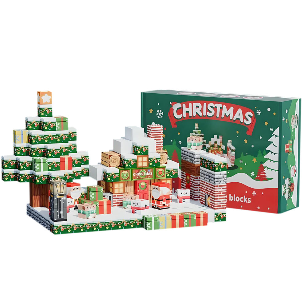 Christmas Building Cubes Sets for Boys and Girls