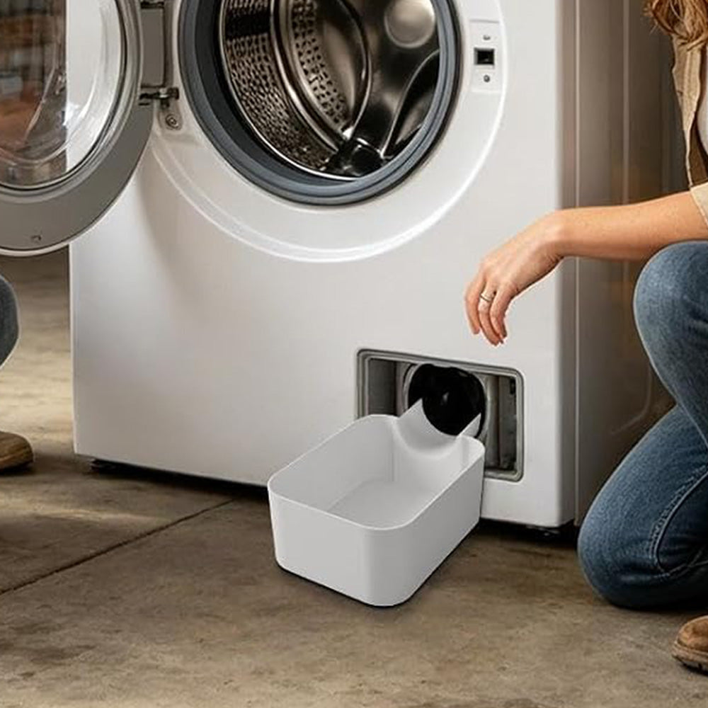 Raised Edge Washing Machine Drain Pan Set for Samsung LG Bosch Siemens