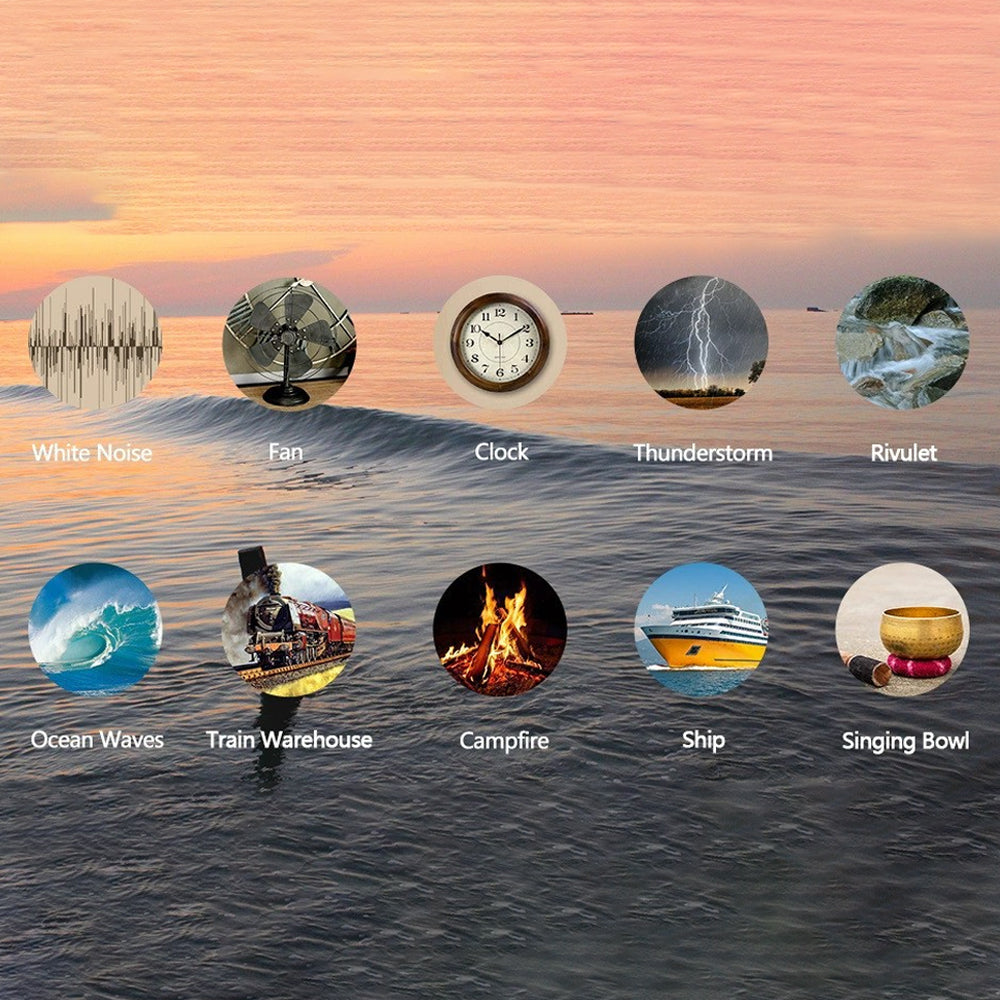 White Noise Sound Machine Sleep Therapy Relaxation