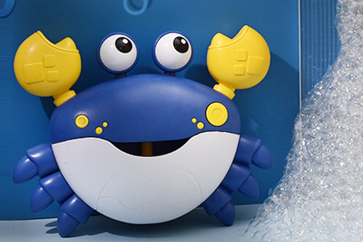 Crab Bubble Machine Bath Toy with Music for Little Ones Bath Time Fun