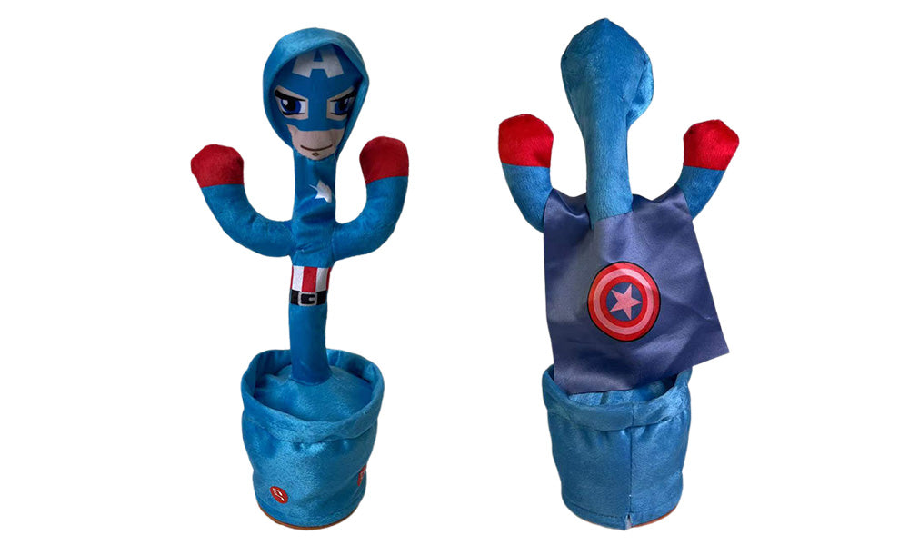 Dancing Superhero Inspired Cactus Plush Toy