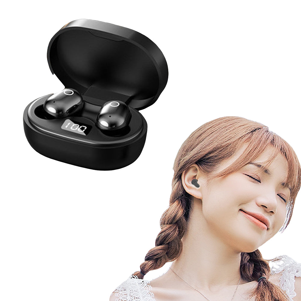 Wireless Bluetooth Earbuds with LED Display Touch Control and Charging Case