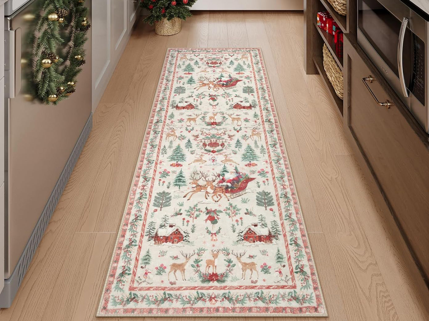 Christmas Kitchen Mats Xmas Merry Christmas Kitchen Mats