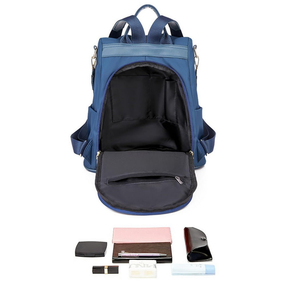 Women's Floral Embroidered Anti Theft Backpack