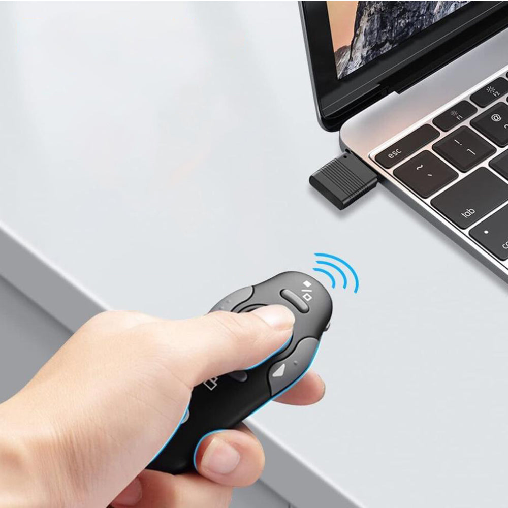 Wireless PowerPoint Presenter Mouse Clicker Laser Pointer