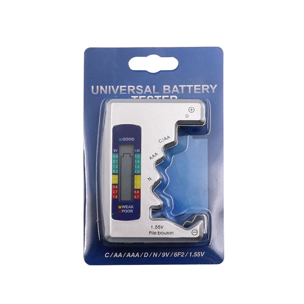 Universal LCD Digital Battery Tester Battery Checker