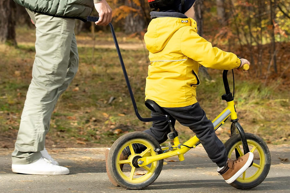 Push Handle Bar Bike Bicycle Assistance Handle Parent Handle for Kids Bicycle