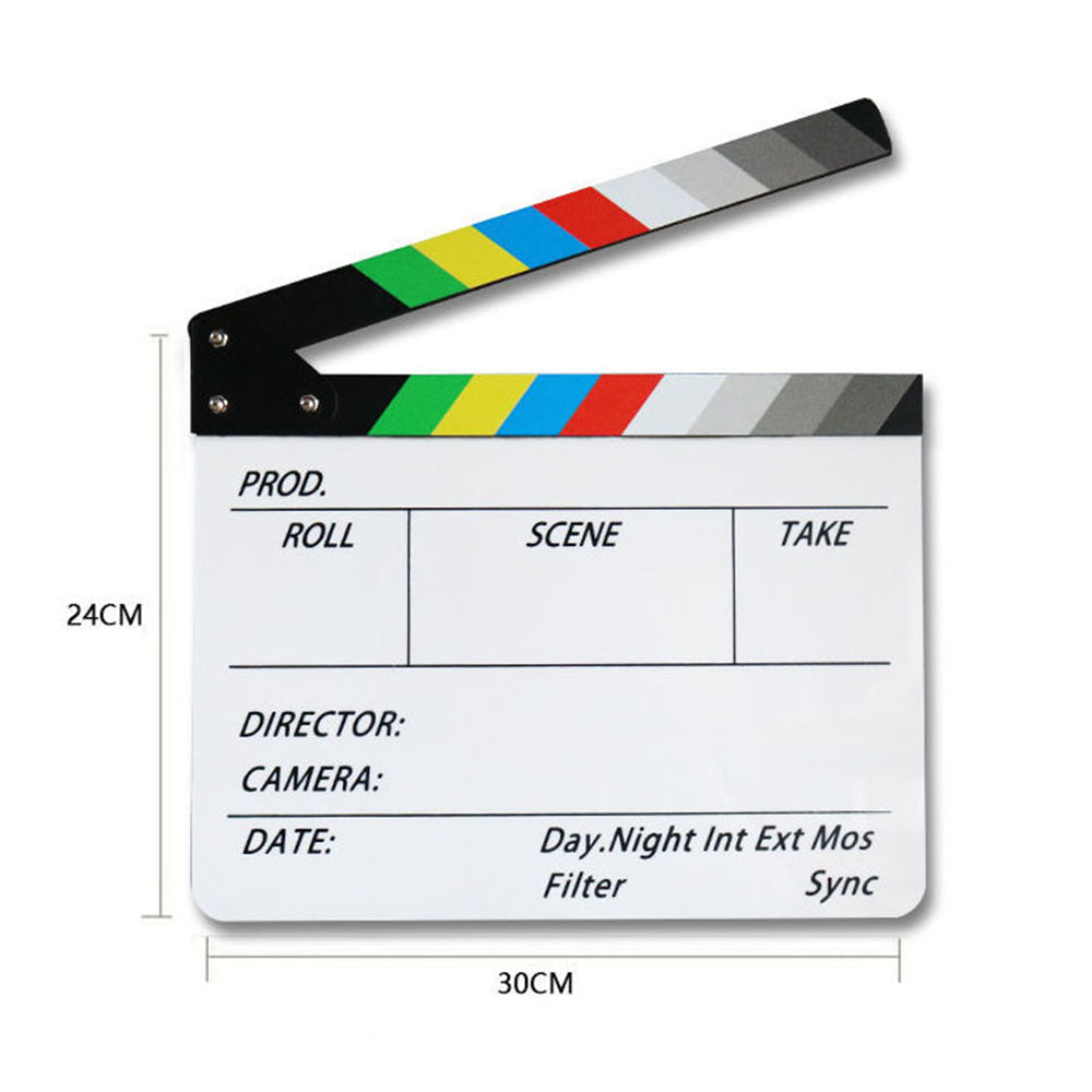 TV Movie Action Scene Clapper Board