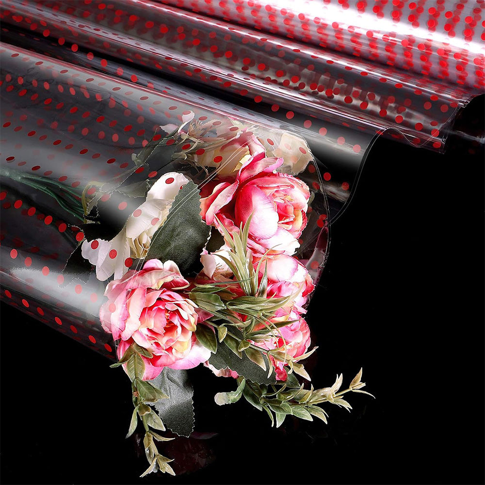 Clear Waterproof OPP Flower Bouquet Wrapping Paper Rolls