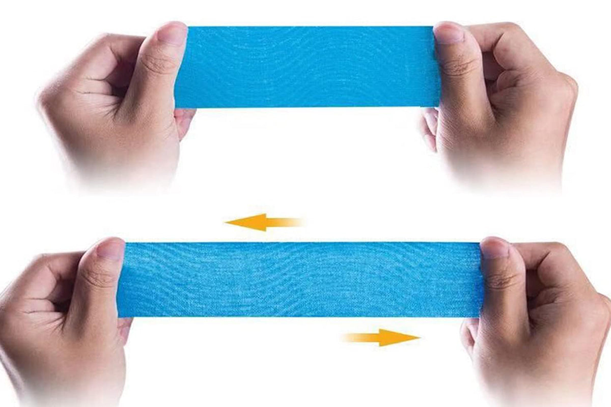 Kinesiology Tape Waterproof Breathable Latex Free Tape for Ankle Wrists Knees