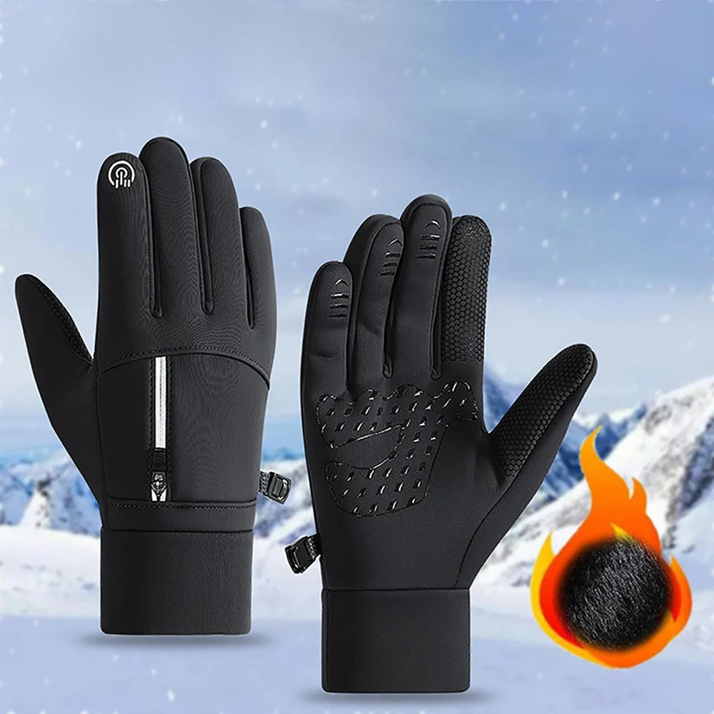 Winter Thermal Gloves Touch Screen Water-resistant Warm Cycling Gloves