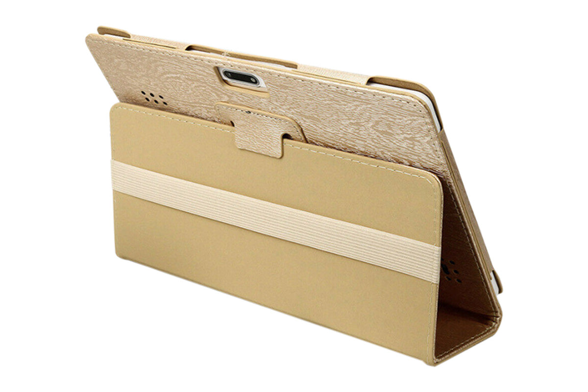 Universal 10 10.1 Inch Android Tablet Case Rotatable Multiple Viewing Stand Case-Blue