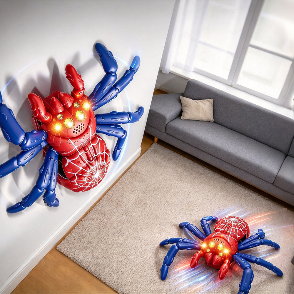 360 Degree Rotating Remote Control Wall Climbing Spider Toy