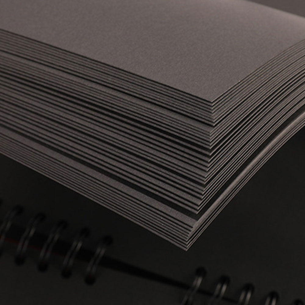 29x21.5CM DIY Photo Album 80 Pages Black Scrapbook Set