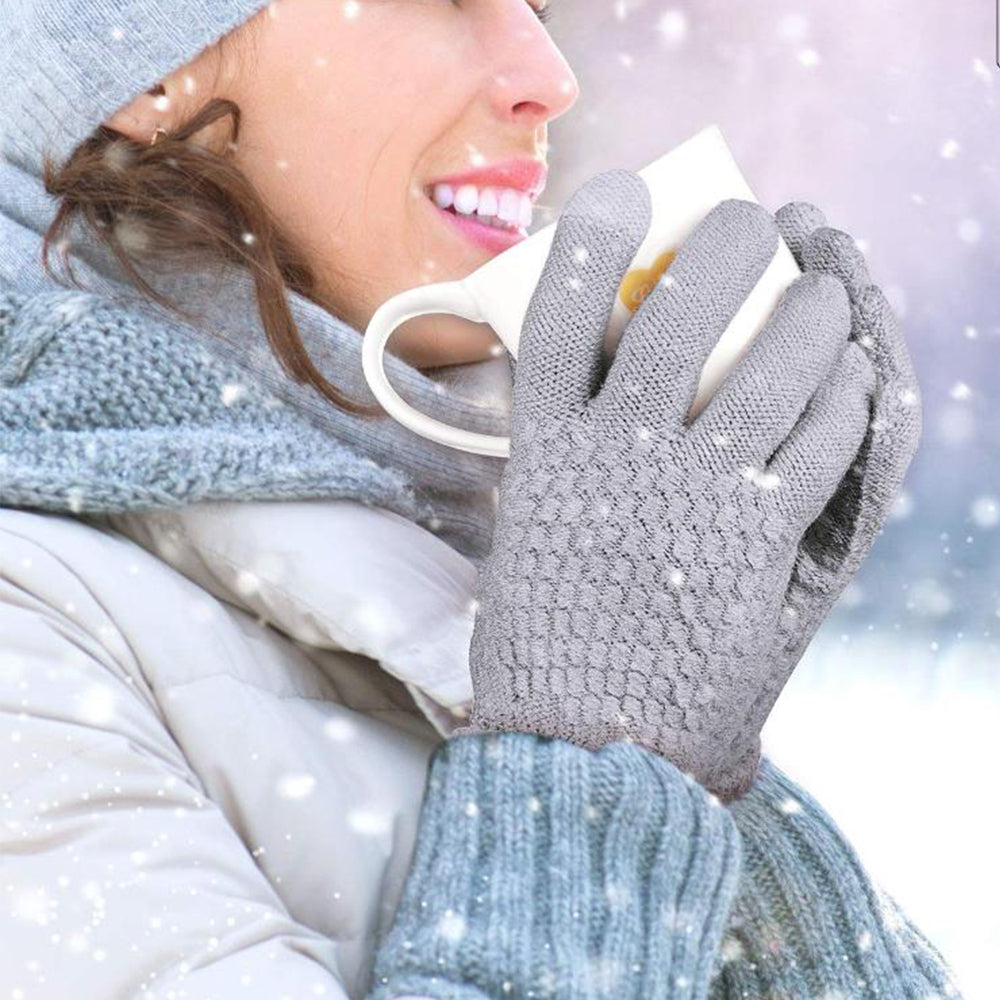 Winter Touchscreen Knitted Warm Gloves