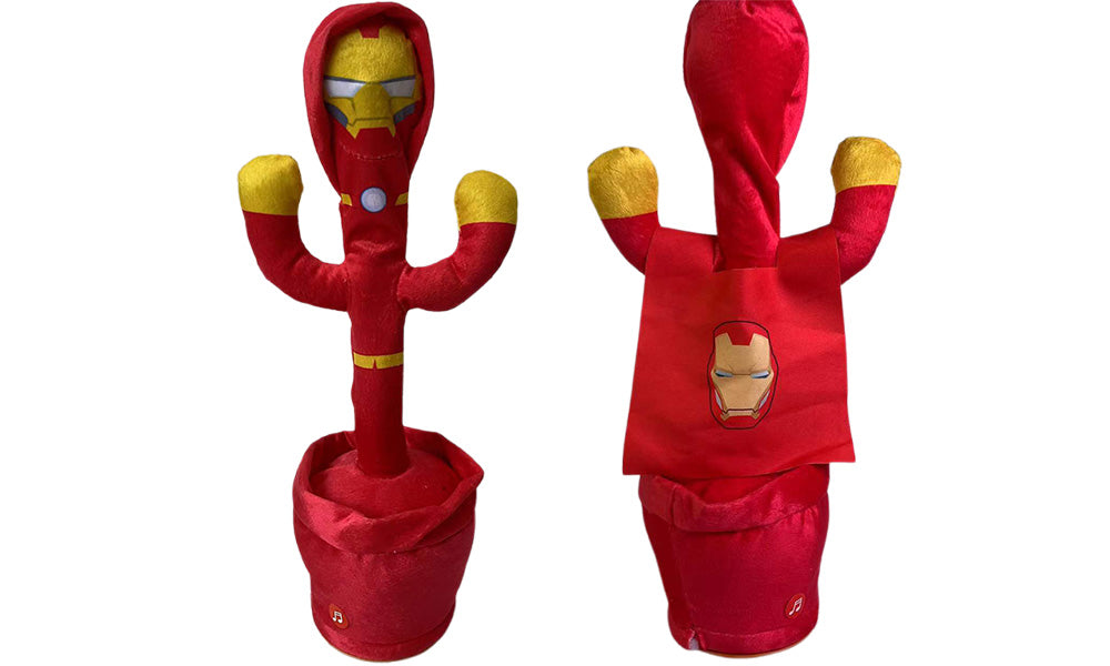 Dancing Superhero Inspired Cactus Plush Toy