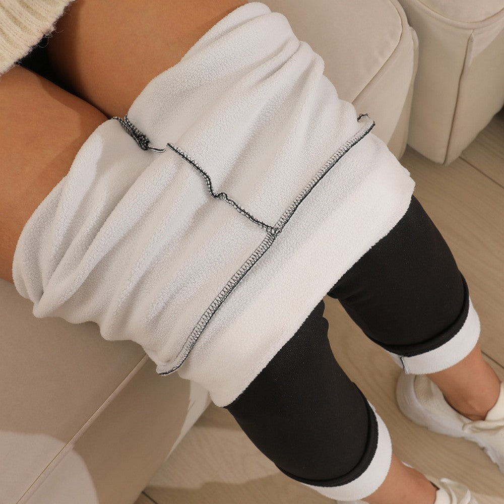 Women Lined Stretchy Thick Warm High Waist Leggings