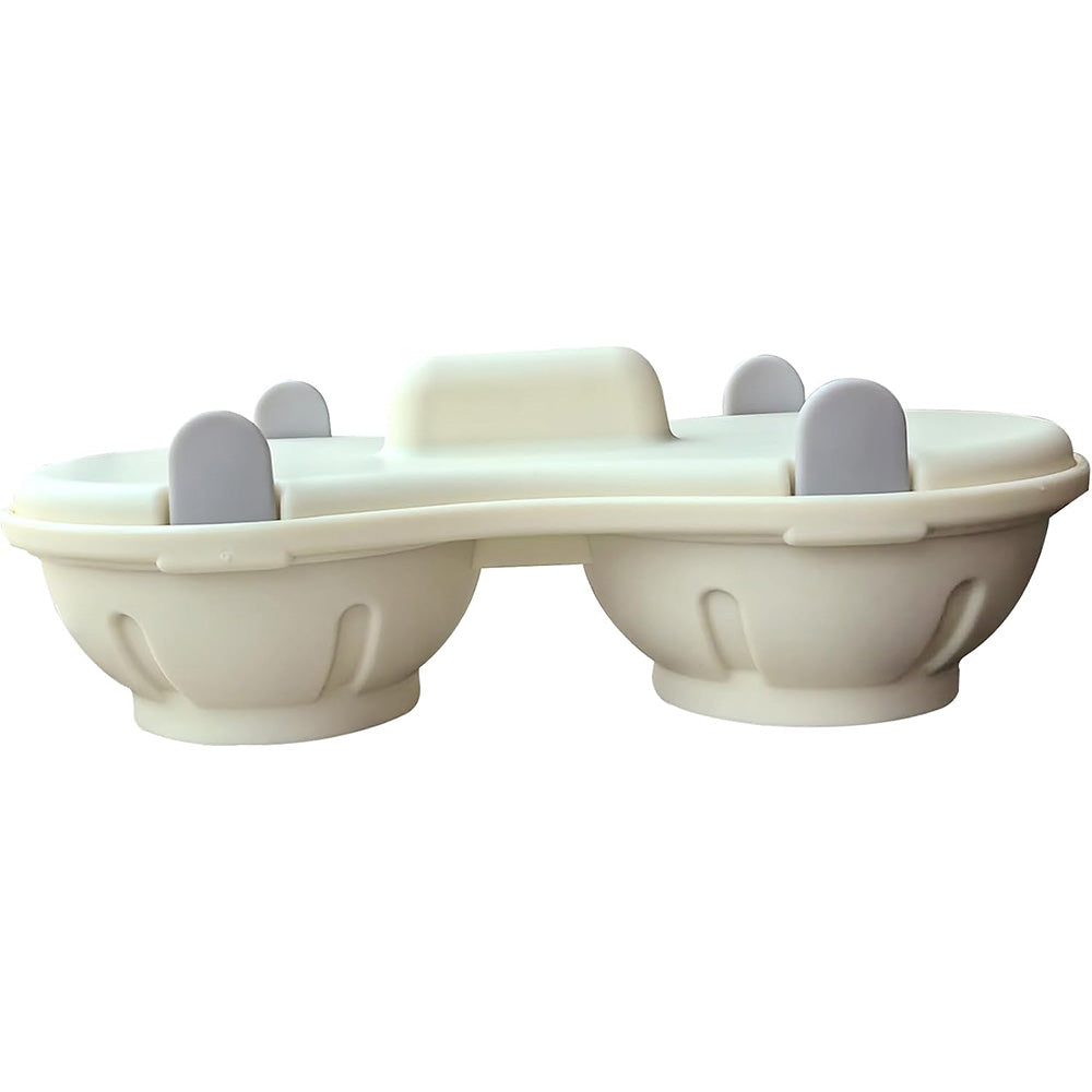 Double Layer Microwave Egg Cooker and Poached Egg Steamer