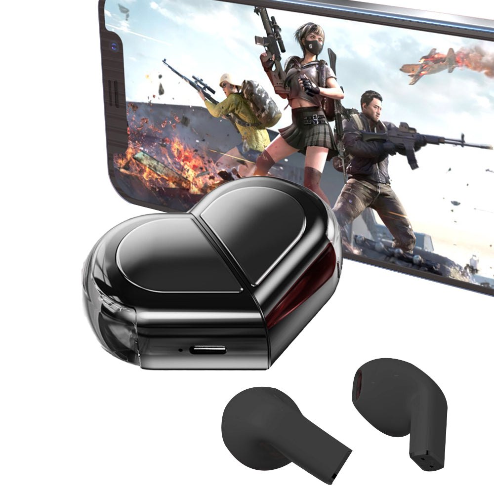 True Wireless TWS 5.3 Audio Earphones Convertible Heart-Shaped Couple Earbuds
