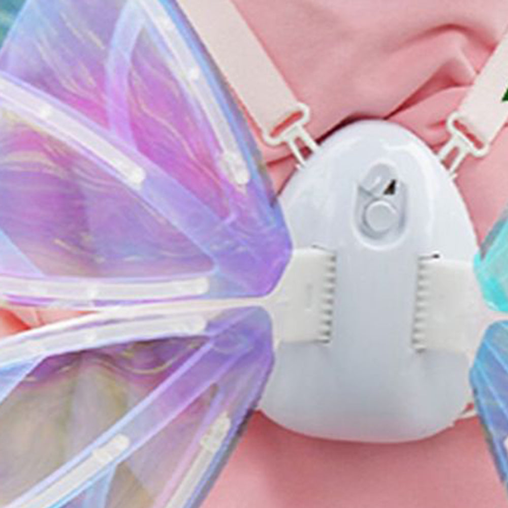 LED Electric Butterfly Wings Light Up Moving Butterfly Wings with LED Lights and Music
