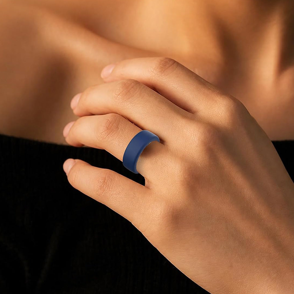2Pcs Ring Covers Compatible with Oura Ring 5-Royal Blue