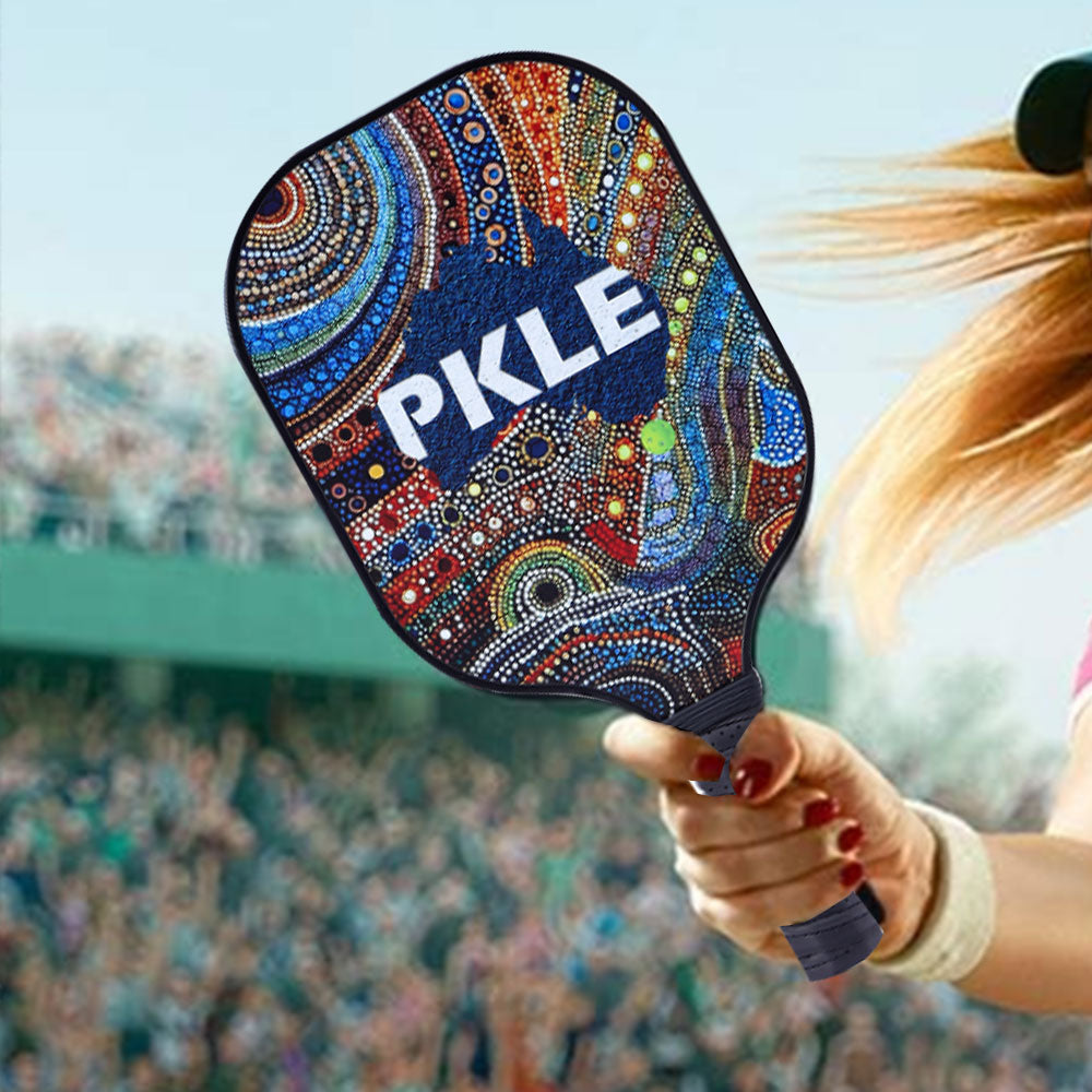 Fiberglass Pickleball Paddles With 4 Balls Pickleball Rackets Set