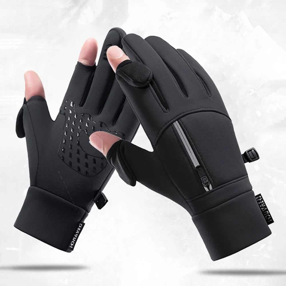 Winter Thermal Gloves Touch Screen Water-resistant Warm Cycling Gloves