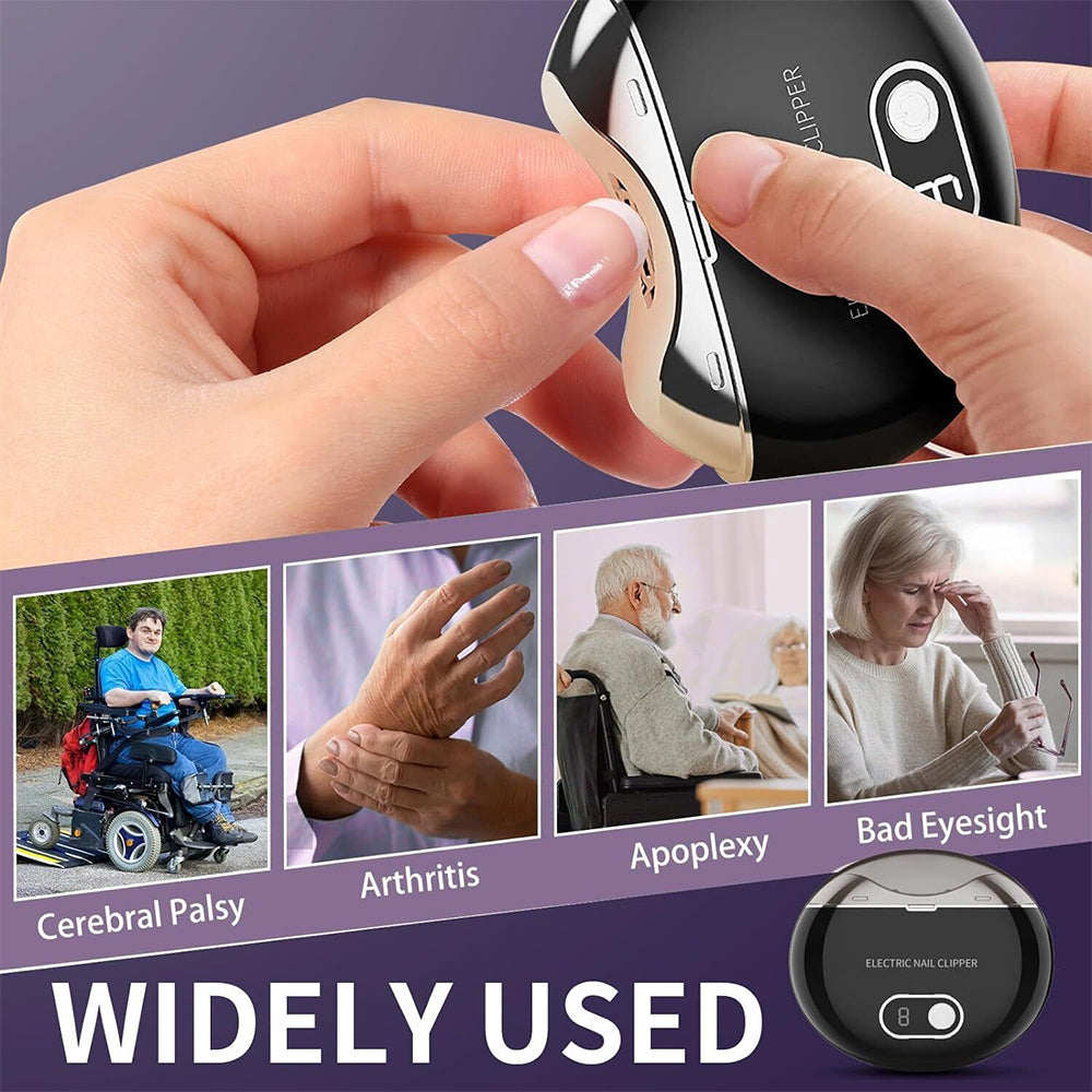 USB Rechargeable Nail Clippers for Manicure Home Use