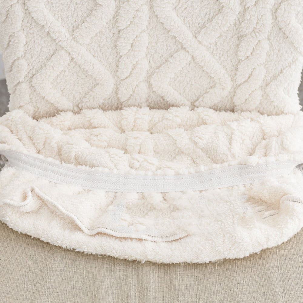 2Pcs Jacquard Chair Cover