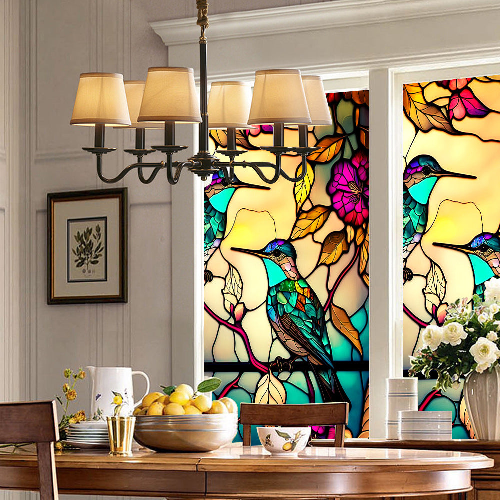 1 Sheet Static Cling Window Privacy Film Frosted Glass Window Sticker Window Covering Film