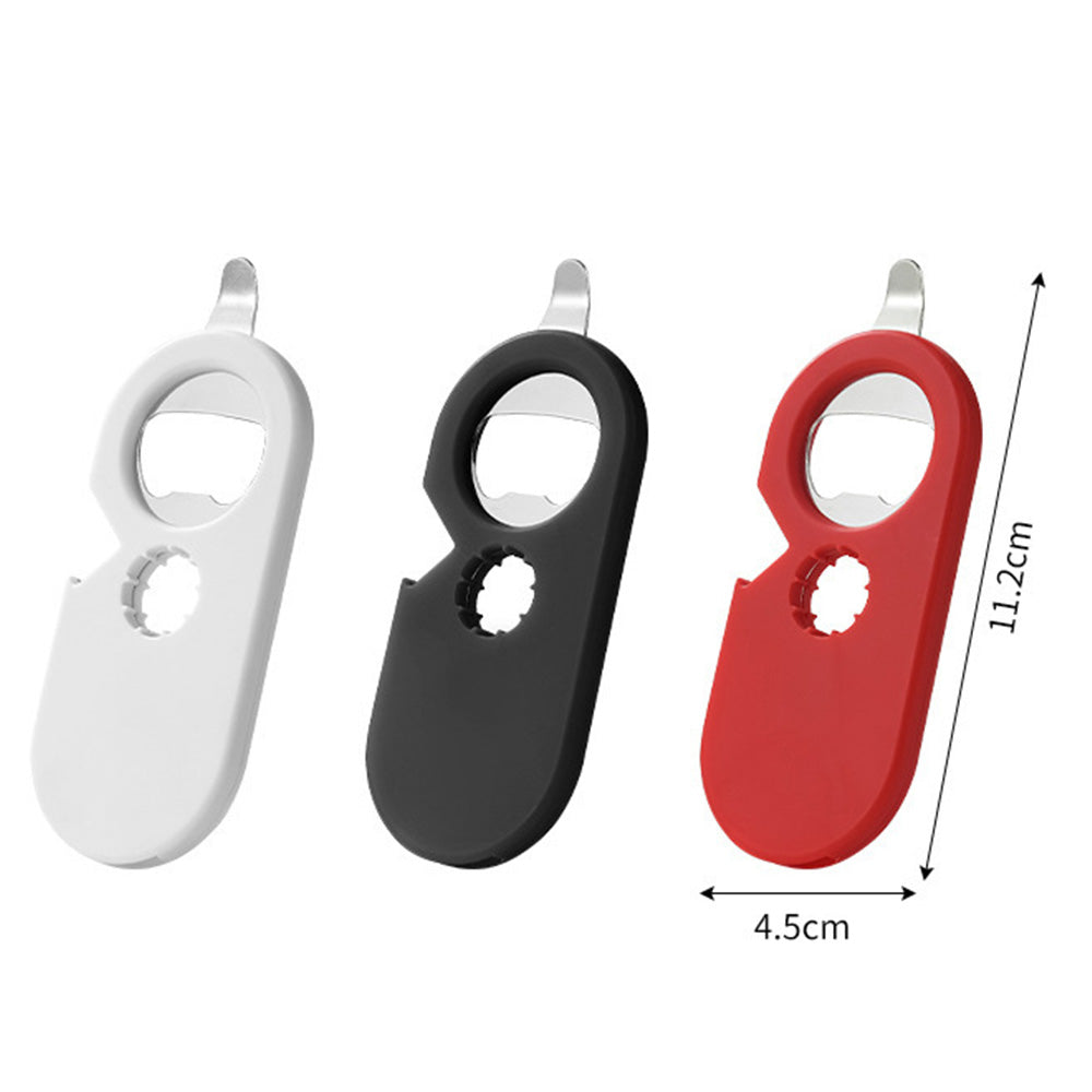 2 Pcs 5-in-1 Bottle Jar Can Opener with Easy Attached Storage