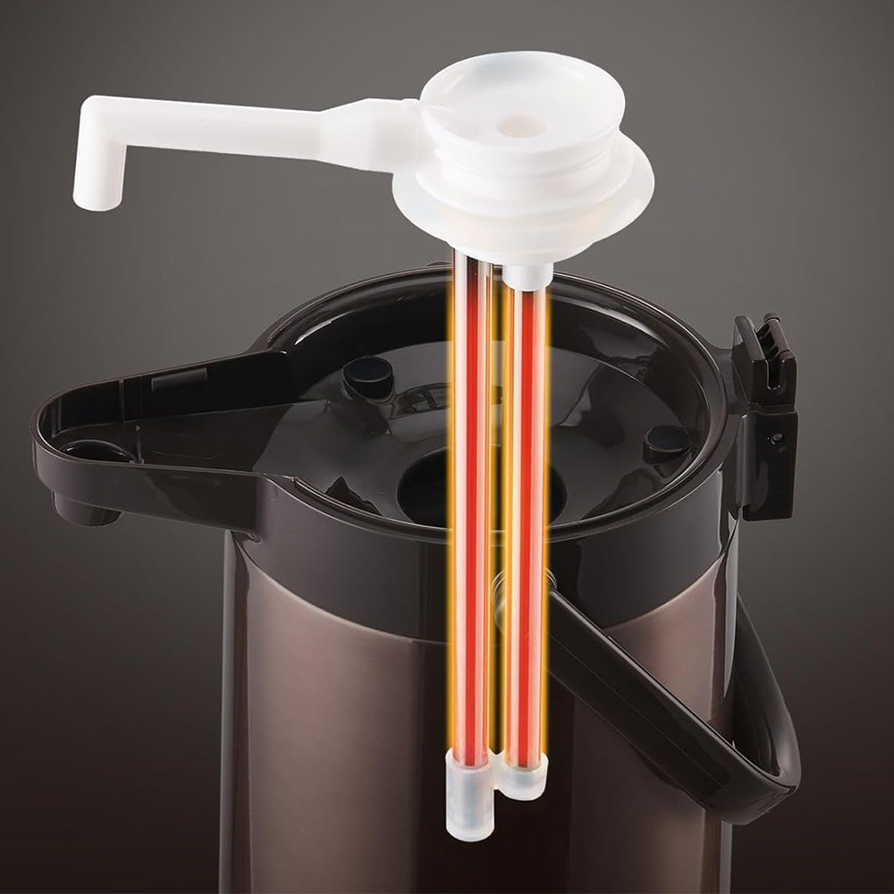 3L Stainless Steel Vacuum Insulated Water Dispenser Pump Flask Hot Cold Beverage Server