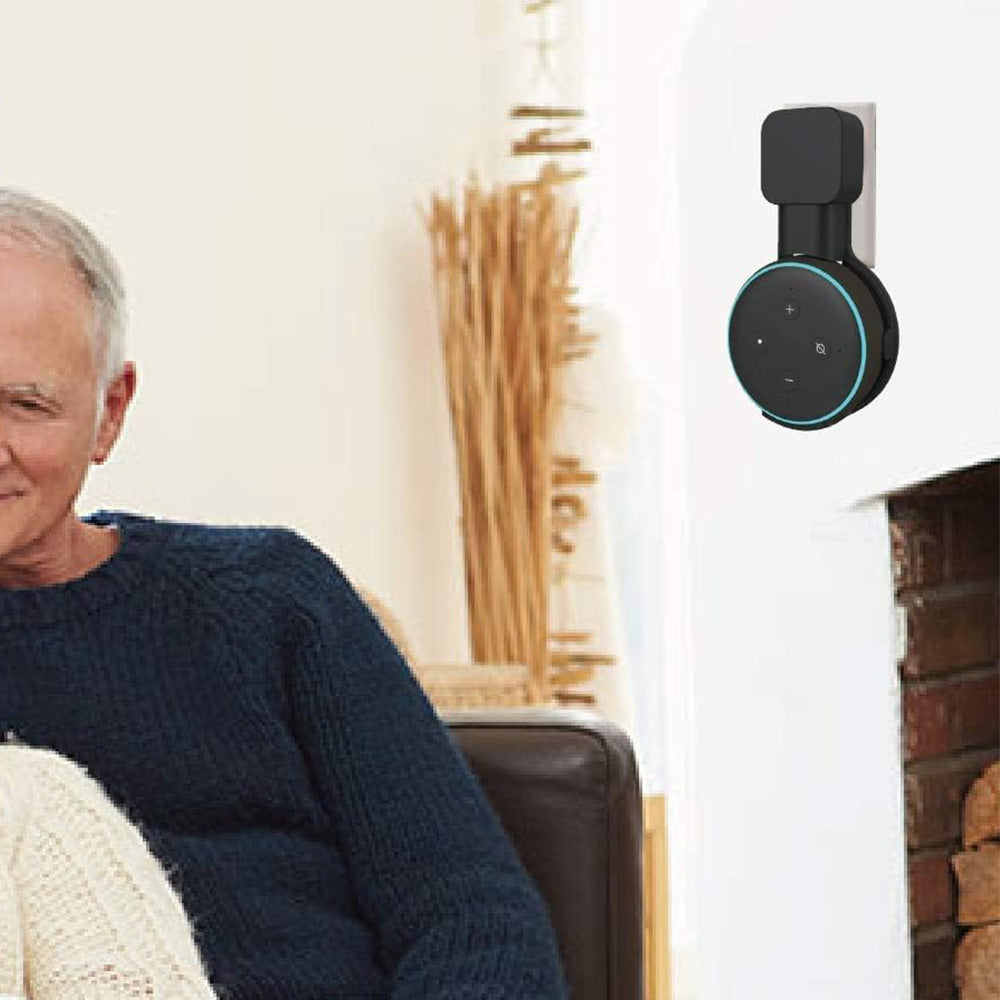 Wall Mount Stand Hanger for Echo Dot 3rd Generation with Cable Management