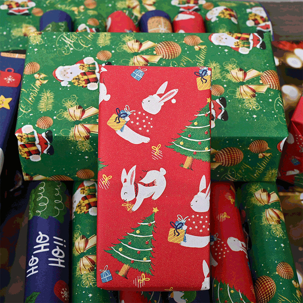 Christmas Wrapping Paper for Gift Wrap Party Decor and DIY Crafts