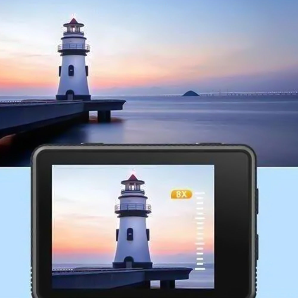 5K 6K 8K 30FPS Action Camera with Waterproof Case Dual Screens and EIS Stabilization