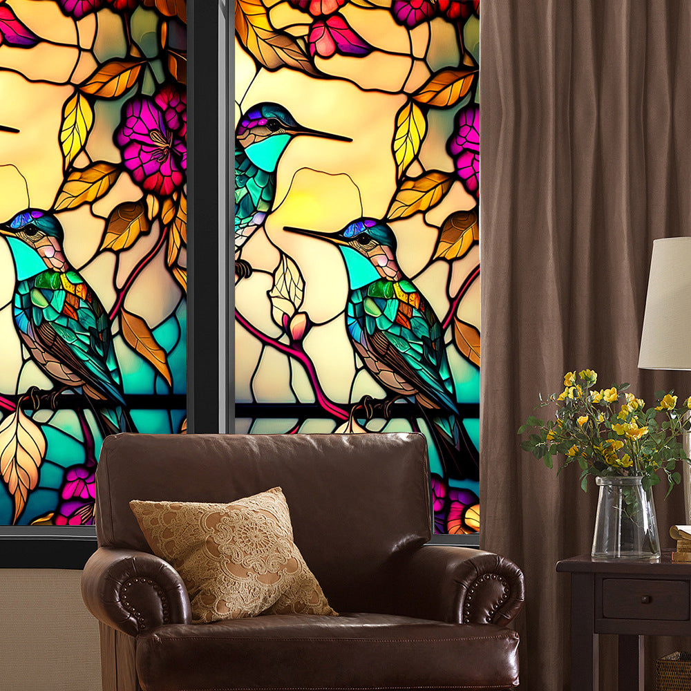 1 Sheet Static Cling Window Privacy Film Frosted Glass Window Sticker Window Covering Film