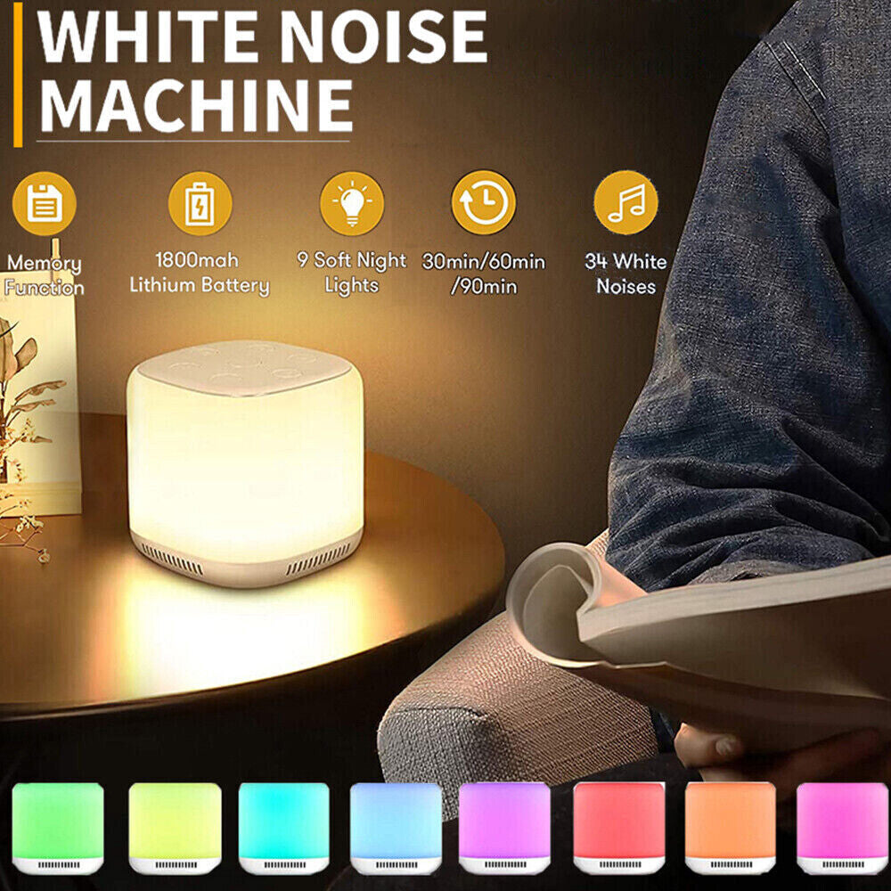 White Noise Sound Machine Sleep Therapy Relaxation